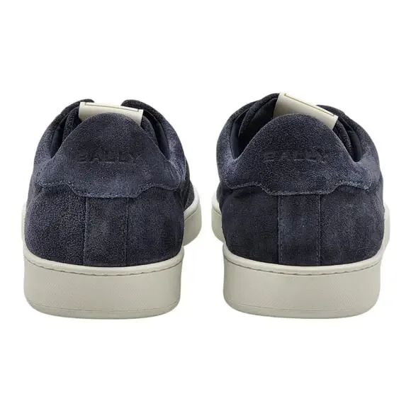 Bally Crest Romy Suede Slip-On Sneakers Navy Blue - NWB $400 - Picture 5 of 7